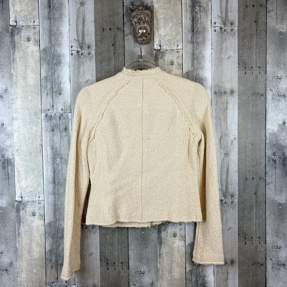 Rag and Bone Marissa Tweed Tailored Jacket in White Cream Size 2. - Picture 4 of 16